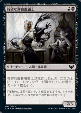 Promising Duskmage [Strixhaven: School of Mages (Japanese)]