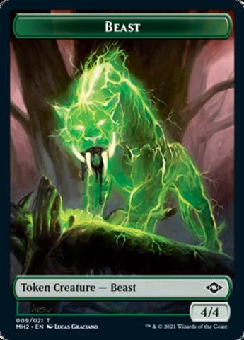 Beast Token // Food Token (#18) [Modern Horizons 2 Tokens]