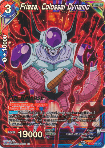 Frieza, Colossal Dynamo (BT10-149) [Rise of the Unison Warrior Prerelease Promos]