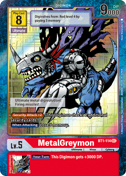 MetalGreymon [BT1-114] (Art alternatif) [Release Special Booster Ver.1.0] 