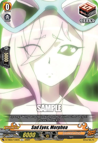 Sad Eyes, Morphea (D-TB03/144EN) [Shaman King]