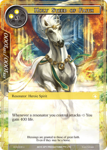 Holy Steed of Faith (AOA-008) [Awakening of the Ancients]