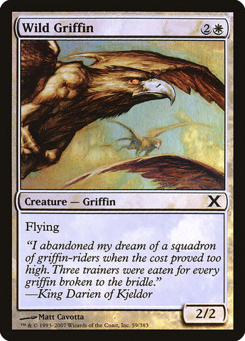 Wild Griffin (Premium Foil) [Décima edición]