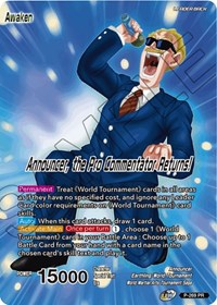 Announcer // Announcer, the Pro Commentator Returns! (P-269) [Promotion Cards]