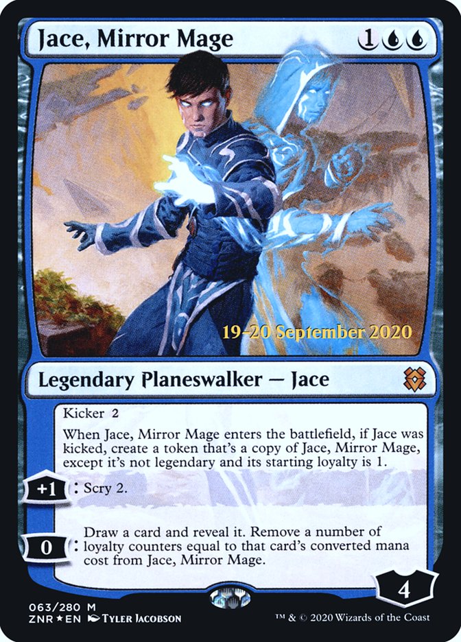 Jace, Mirror Mage [Promotions d'Avant-première Renaissance de Zendikar] 