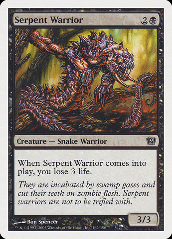 Serpent Warrior [Neuvième édition] 