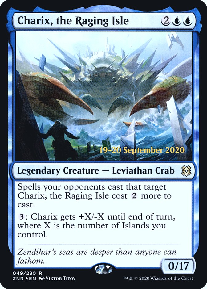 Charix, the Raging Isle  [Zendikar Rising Prerelease Promos]