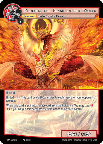 Phoenix, the Flame of the World (PofA-025) [Alice Origin IV: Prologue of Attoractia]