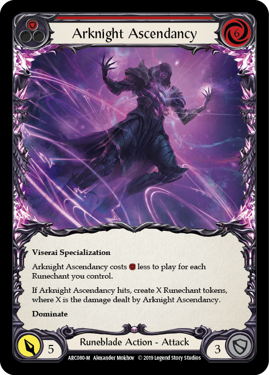 Arknight Ascendancy [ARC080-M] 1ère édition Rainbow Foil 