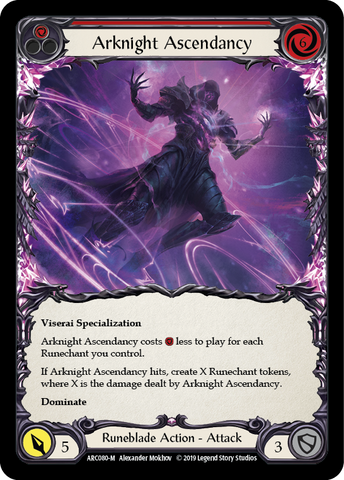 Arknight Ascendancy [ARC080-M] 1st Edition Rainbow Foil