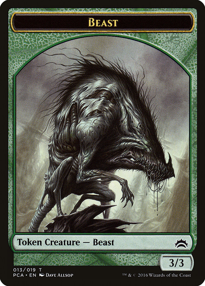 Beast [Planechase Anthology Tokens]