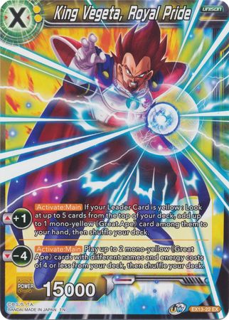 King Vegeta, Royal Pride [EX13-22]