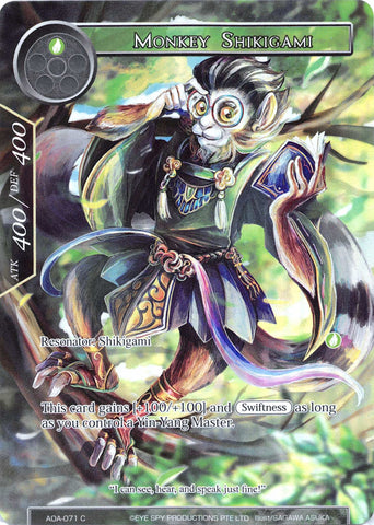 Monkey Shikigami (Full Art) (AOA-071) [Awakening of the Ancients]