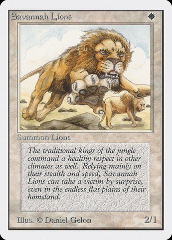 Lions de la savane [Édition illimitée] 