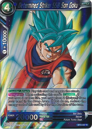 Determined Striker SSB Son Goku [BT2-037]