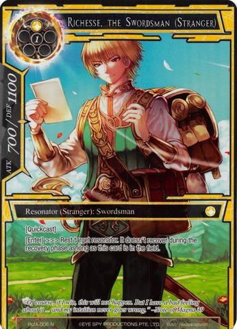 Richesse, the Swordsman (Stranger) (Full Art) (PofA-006) [Alice Origin IV: Prologue of Attoractia]