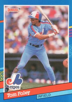 1991 Donruss Singles- # 101-200 {Borde azul}