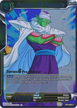 Piccolo, the Resolute (Destroyer Kings) [BT6-088_PR]