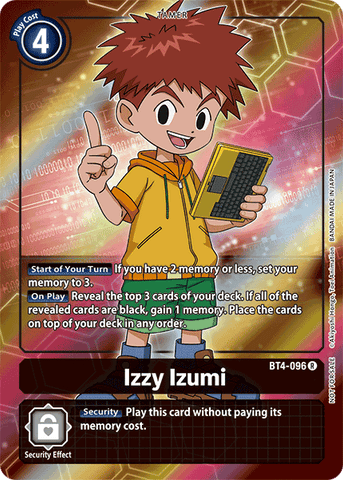 Izzy Izumi [BT4-096] (Buy-A-Box Promo) [Great Legend Promos]