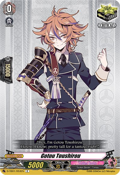 Gotou Toushirou (D-TB01/053EN) [Touken Ranbu: ONLINE 2021]