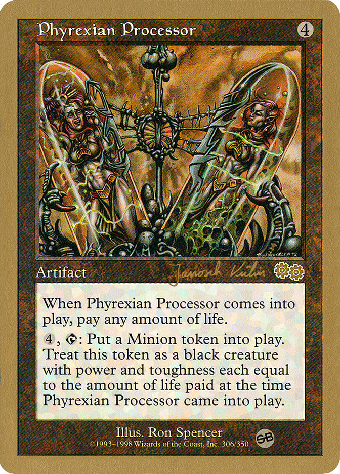 Processeur Phyrexian (Janosch Kuhn) (SB) [World Championship Decks 2000] 