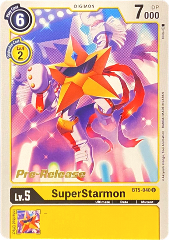 SuperStarmon [BT5-040] [Battle of Omni Pre-Release Promos]
