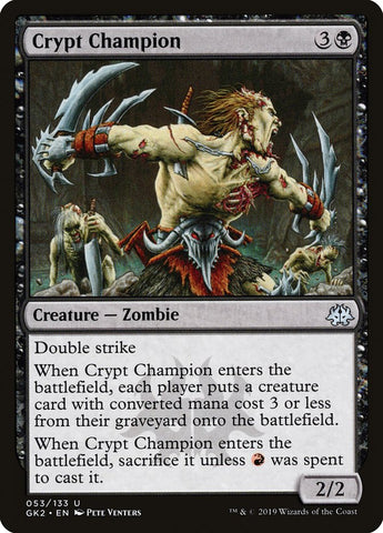 Champion de la crypte [Kit de la guilde de l'allégeance de Ravnica] 