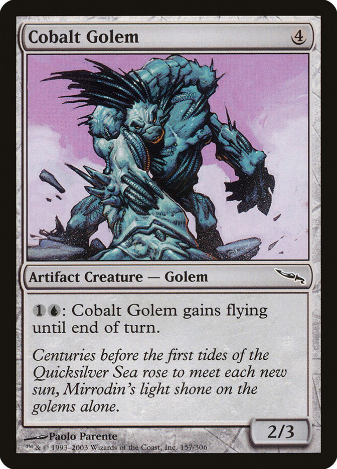 Golem de cobalto [Mirrodin] 