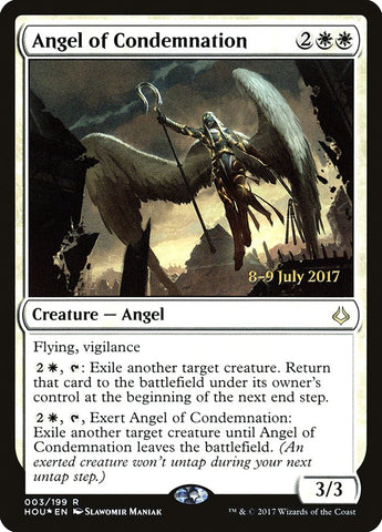 Angel of Condemnation  (Prerelease) [Hour of Devastation Prerelease Promos]