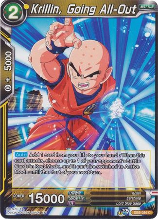 Krillin, Going All-Out [DB3-084]