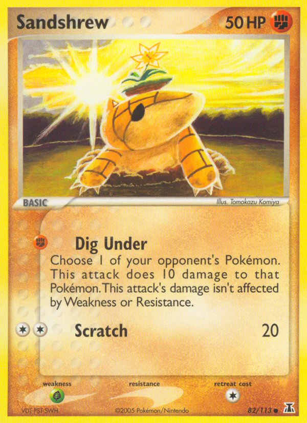 Sandshrew (82/113) [EX: Especie Delta] 