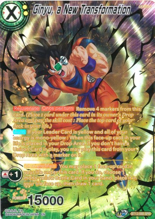 Ginyu, a New Transformation (SPR) [BT12-088]