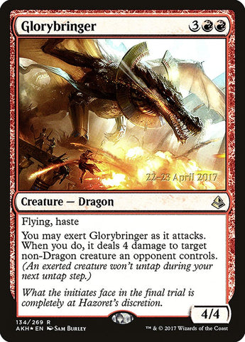 Glorybringer  (Prerelease) [Amonkhet Prerelease Promos]