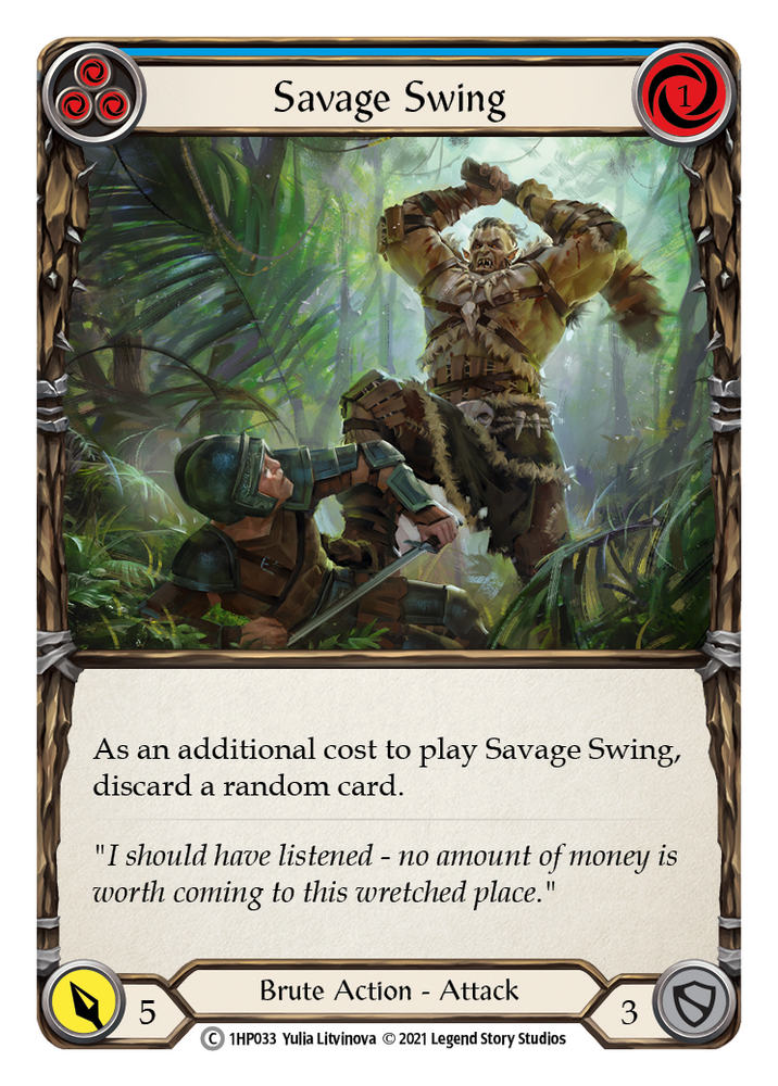 Savage Swing (Blue) [1HP033]