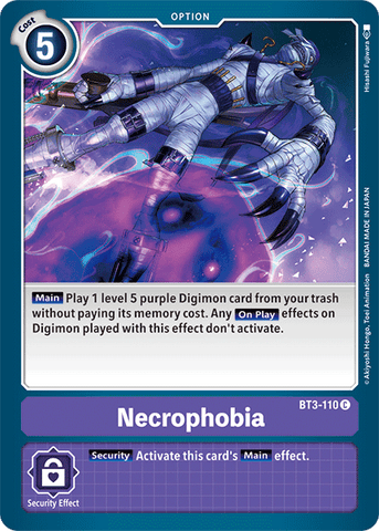 Necrophobia [BT3-110] [Release Special Booster Ver.1.5]