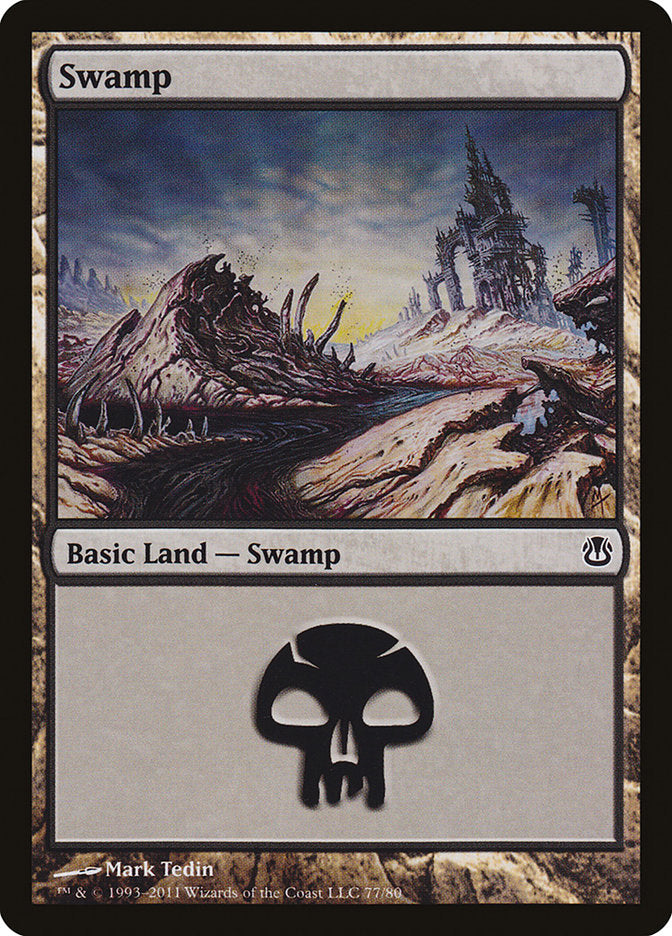 Swamp (#77) [Duel Decks: Ajani contre Nicol Bolas] 