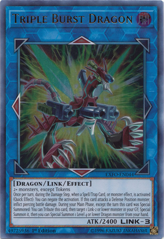 Dragón Triple Explosión [EXFO-EN044] Ultra Raro 