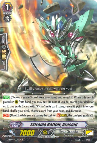 Extreme Battler, Arashid (G-EB03/026EN) [The GALAXY STAR GATE]