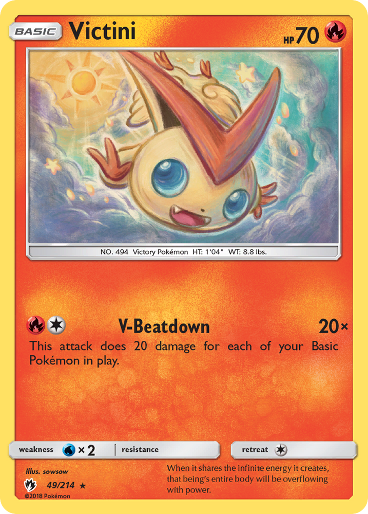 Victini (49/214) [Sol y Luna: Trueno Perdido] 