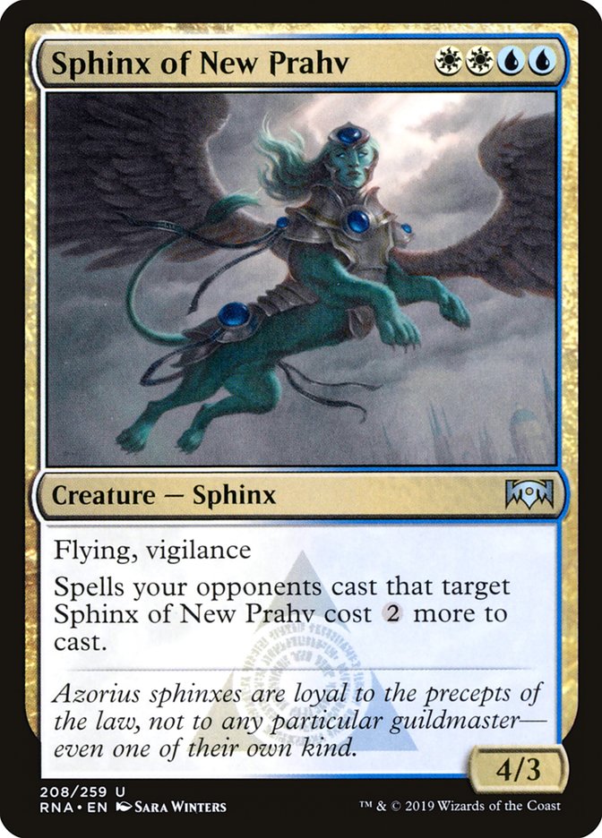 Sphinx de New Prahv [Allégeance de Ravnica] 