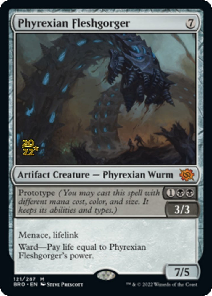 Phyrexian Fleshgorger [The Brothers' War: Promociones preliminares] 