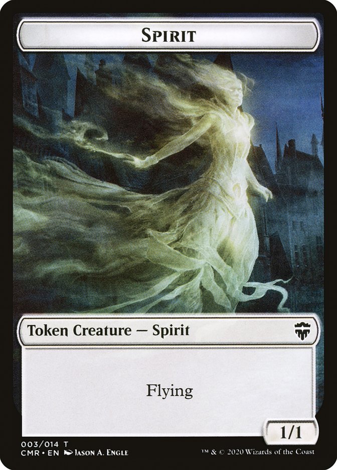 Spirit // Zombie Token [Commander Legends Tokens]