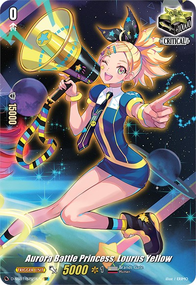 Aurora Battle Princess, Lourus Yellow (D-SS01/SP29EN) [Festival Collection 2021]