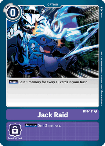 Jack Raid [BT4-111] [Gran Leyenda] 