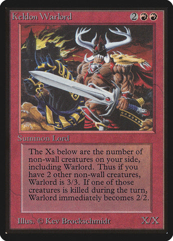 Keldon Warlord [Limited Edition Beta]