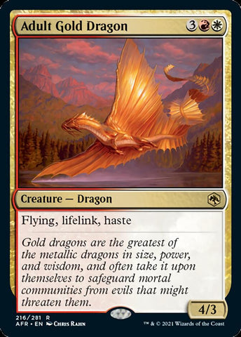 Dragón dorado adulto [Dungeons &amp; Dragons: Adventures in the Forgotten Realms] 