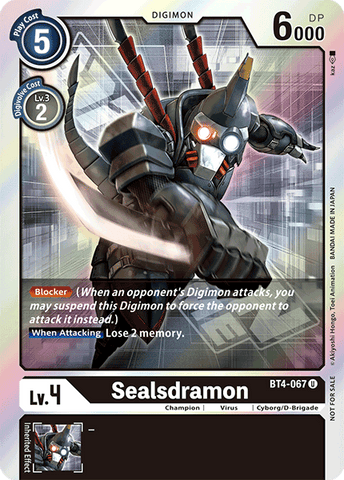 Sealsdramon [BT4-067] (Event Pack) [Great Legend Promos]