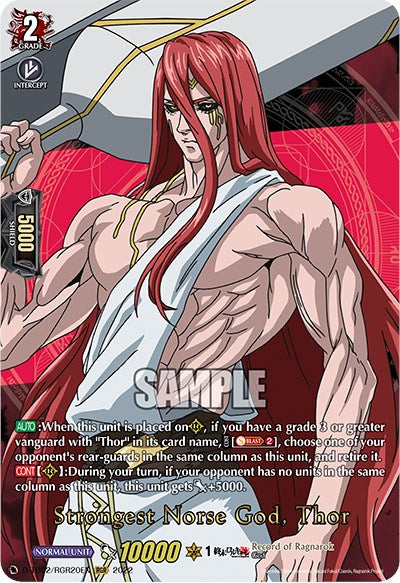 Strongest Norse God, Thor (D-TB02/RGR20EN) [Record of Ragnarok]