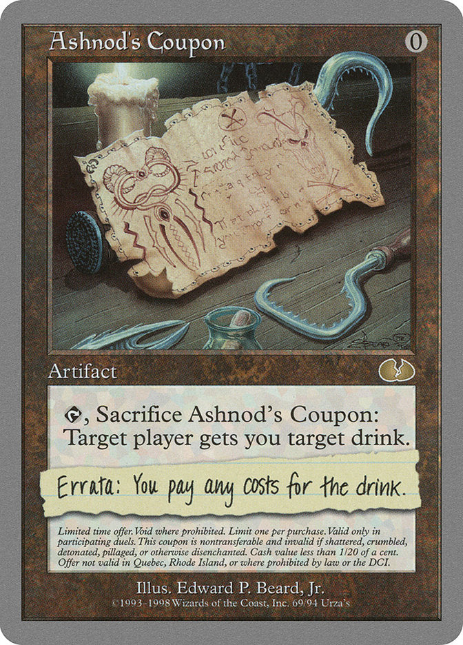 Coupon d'Ashnod [Décollé] 