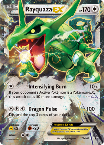 Rayquaza EX (75/108) [XY: Cielos rugientes] 